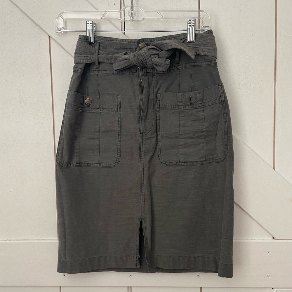 Pilcro Chloe Utility Pencil Skirt